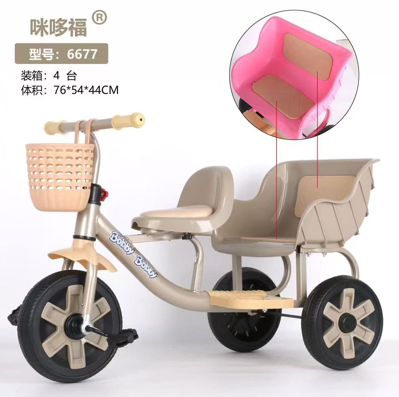 TRICYCLE ENFANT 2 PLACES